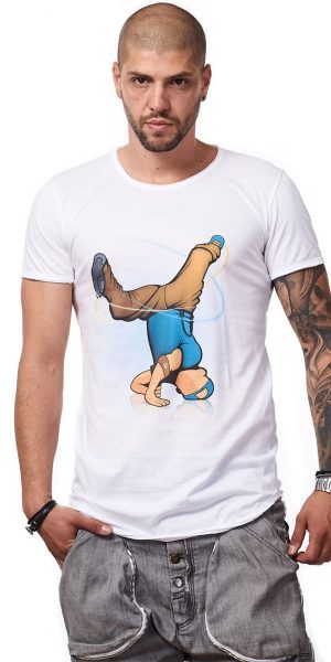Tricou Breakdancer Blue