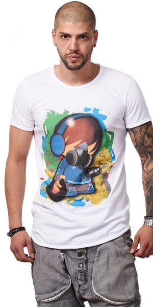 Tricou Dj Tiny Blue
