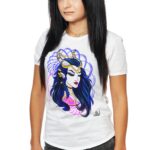 Tricou White Leader Of The Demons