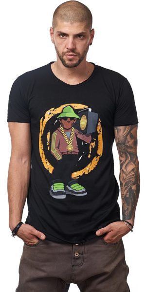 Tricou Street Rapper Gray