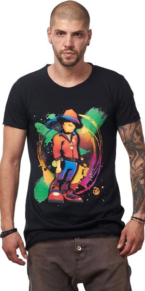 Tricou Vinyl Guy Orange