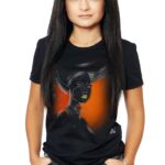 Tricou Stylish Girl In Orange
